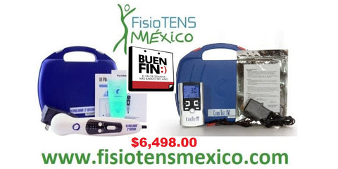 Electroestimulador portatil InTENSity 10 Corrientes TENS – FisioTENS México.