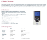 Electroestimulador portatil InTENSity IF Combo TENS/IF